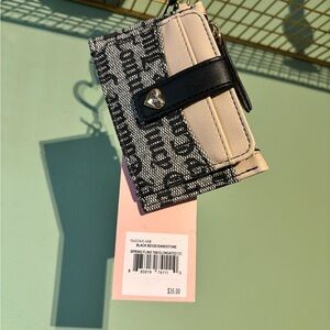 Black and Beige Card Holder